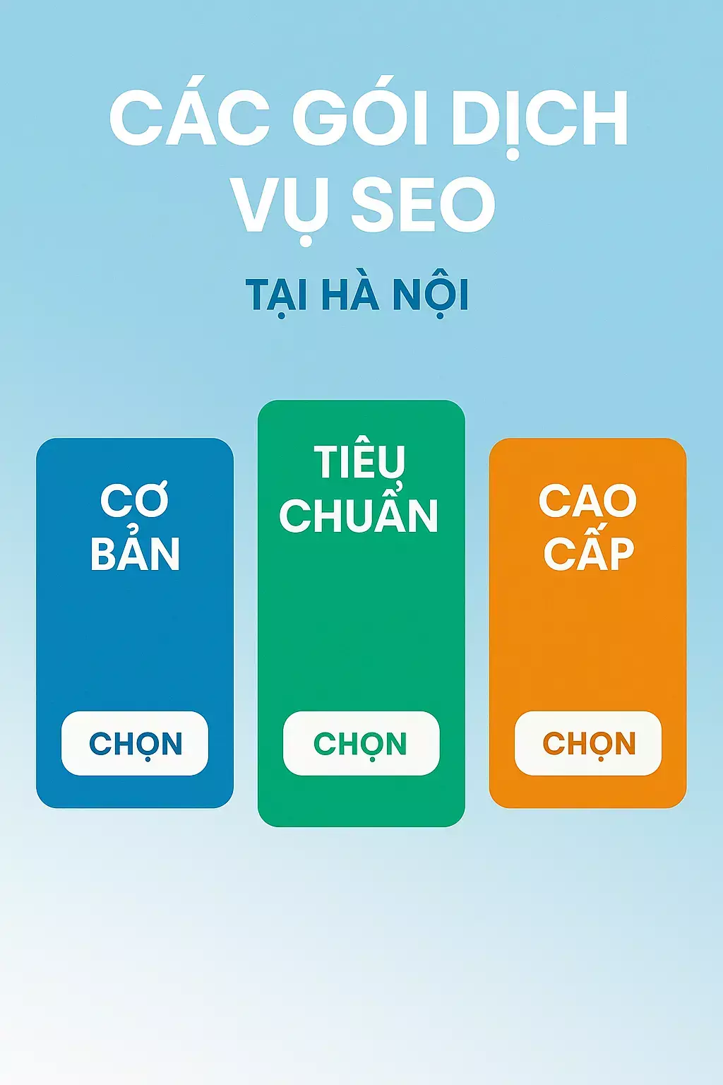 Các gói dịch vụ SEO Hà Nội chuyên nghiệp